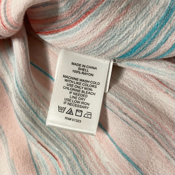 1.STATE neck tie striped tank - Picture 6 of 6